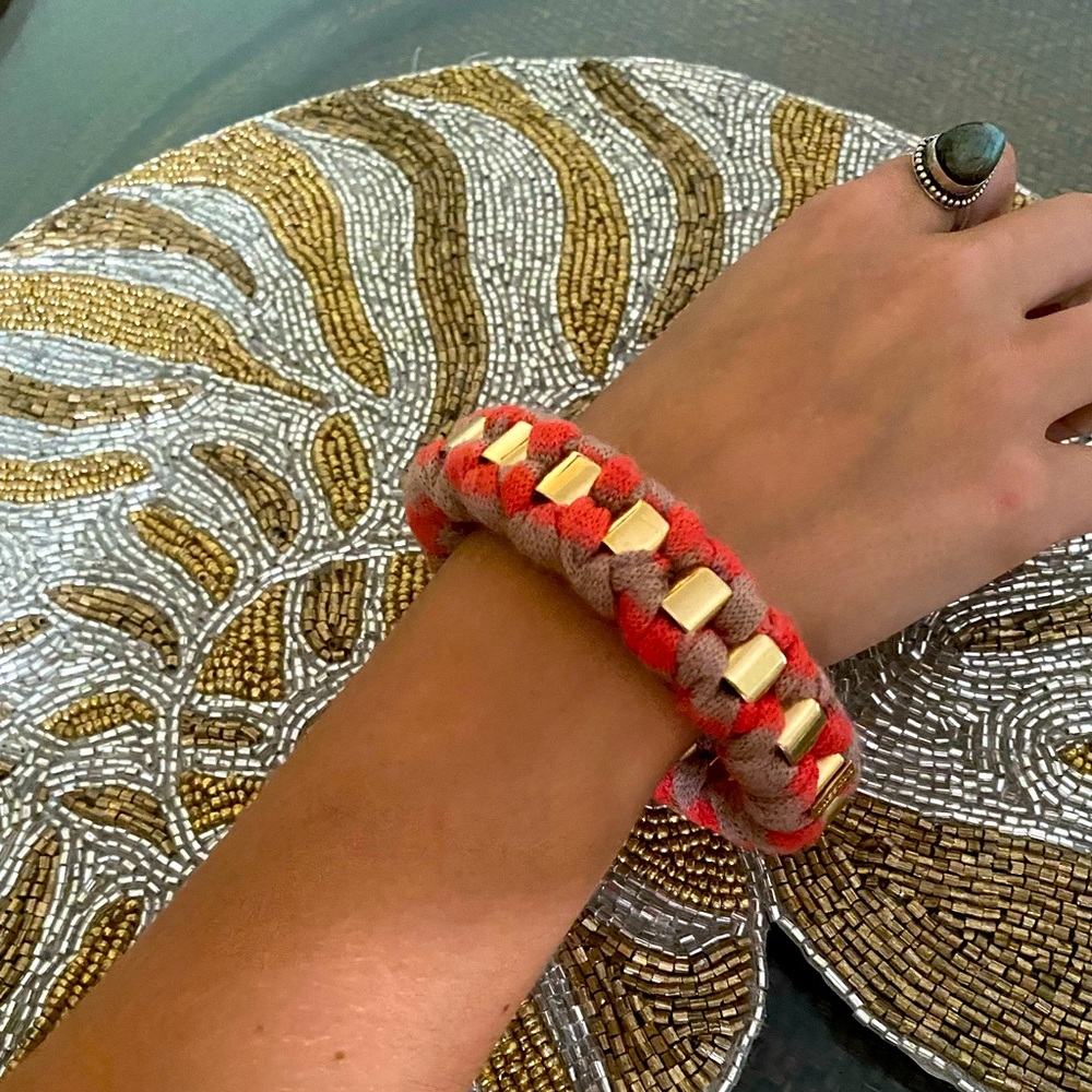 Missoni gold orange summer bright bracelet